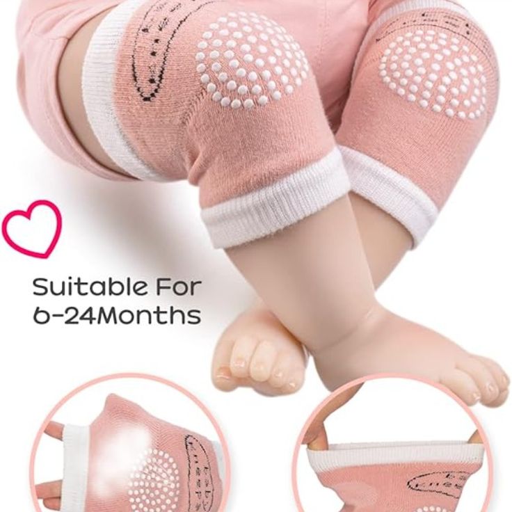 2 Pair Baby Knee Pad for Safety Crawling