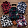 Premium Men's Check Shirt Combo Pack (Pack of 5)