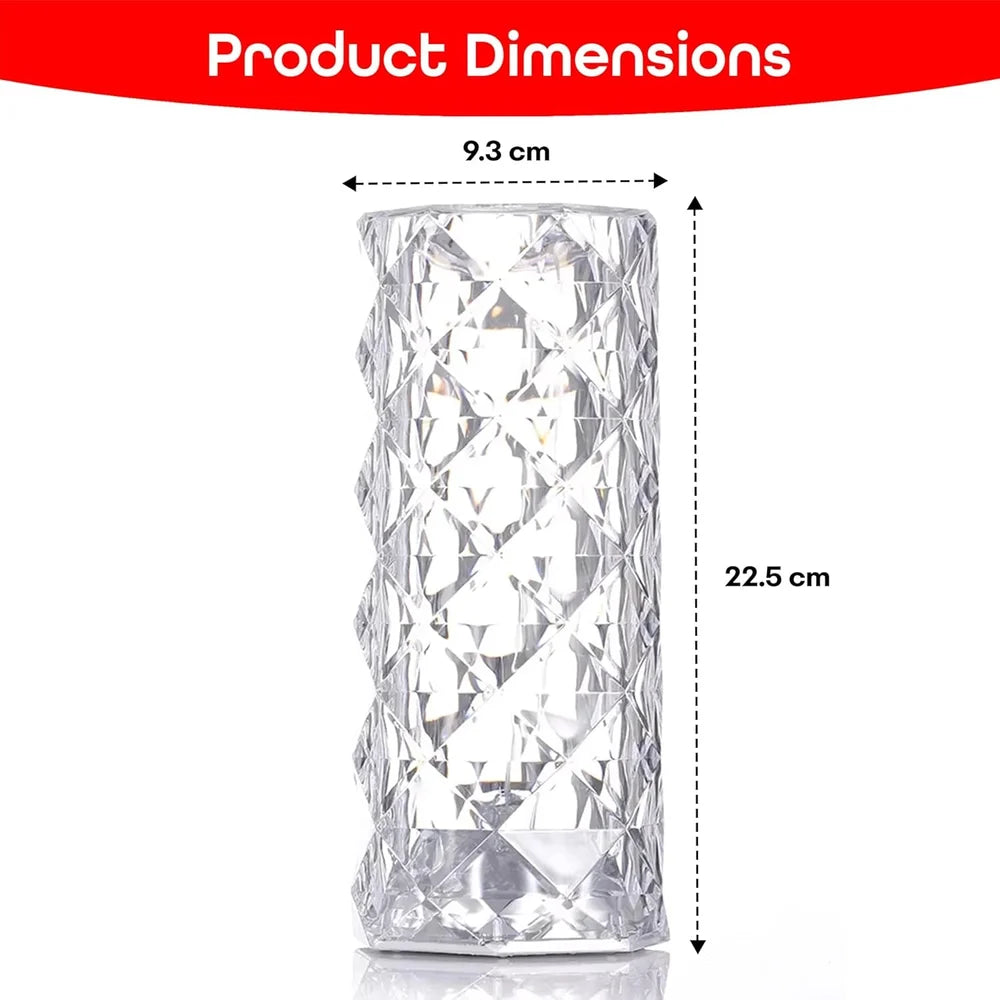Crystal Diamond Table Lamp