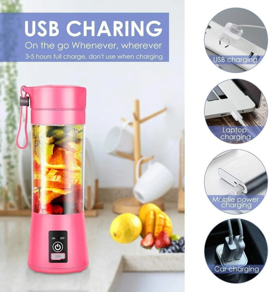 Portable Usb Electric Blender Juicer Maker Machine For Fruits And Vegetables
