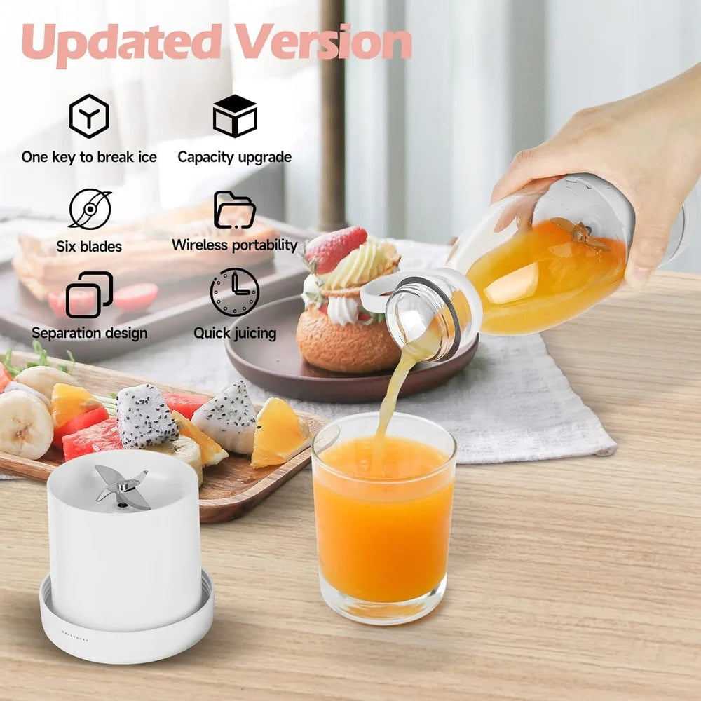 Rechargeable Hand Juicer, Fruit Juices Mixer Maker