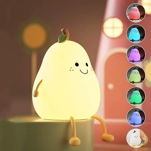 silicon pear lamp