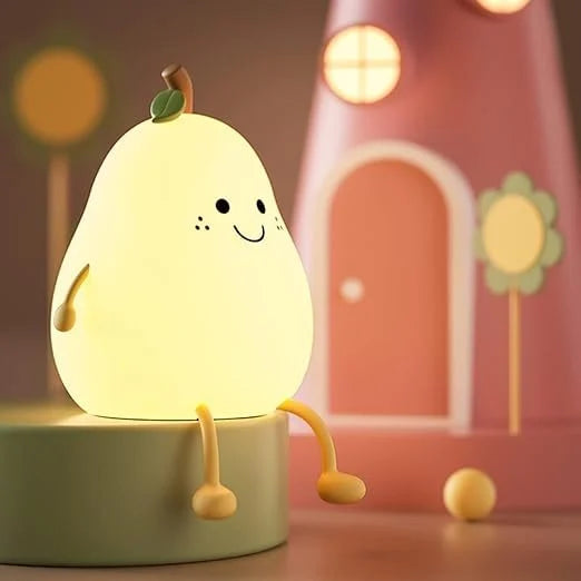 silicon pear lamp